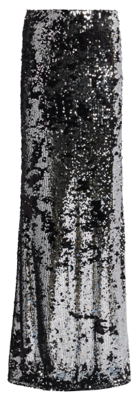 L'Agence Sequin Zeta Long Skirt