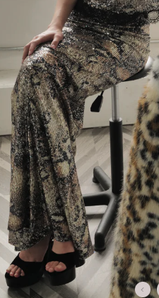 Le Superbe Maxi Slip Skirt