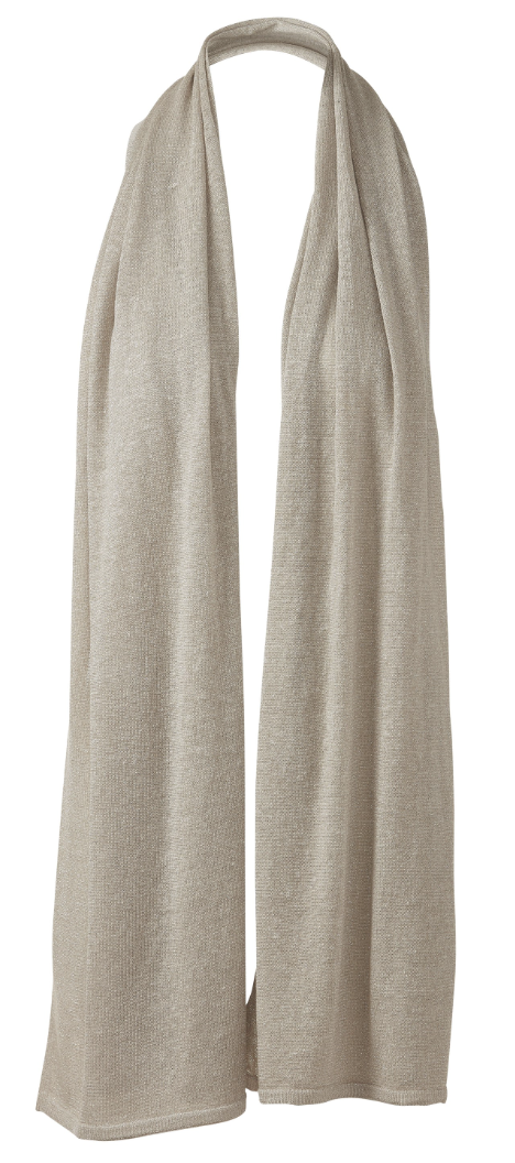 Kinross Cashmere Linen Lurex Wrap