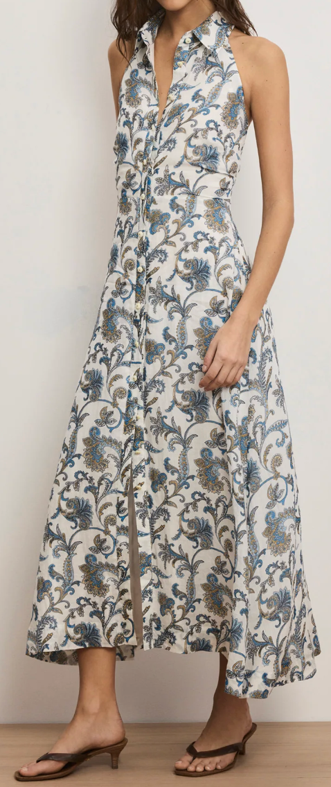 Veronica Beard Mackey Dress With Smocking