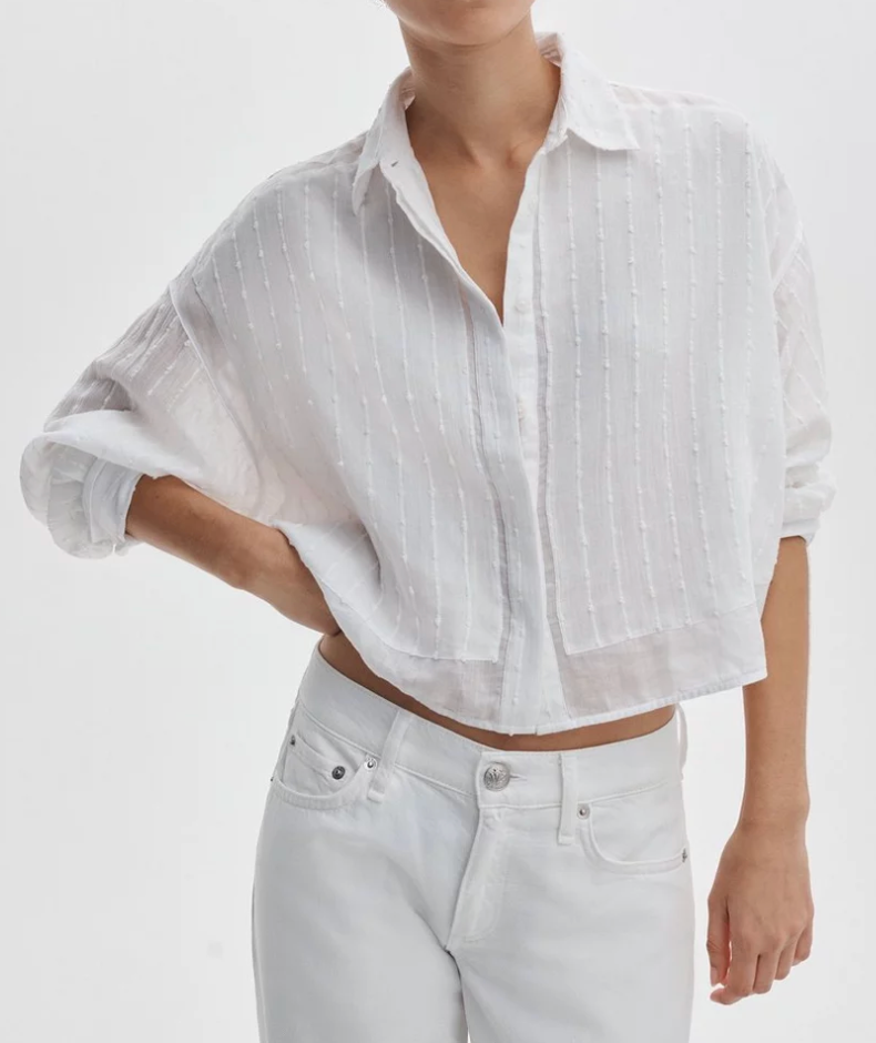 Rag & Bone Marin LS Combo Shirt