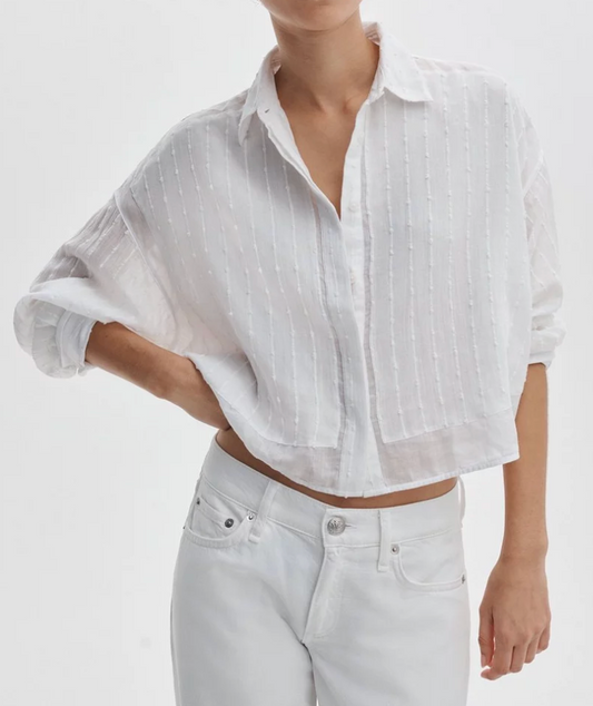 Rag & Bone Marin LS Combo Shirt