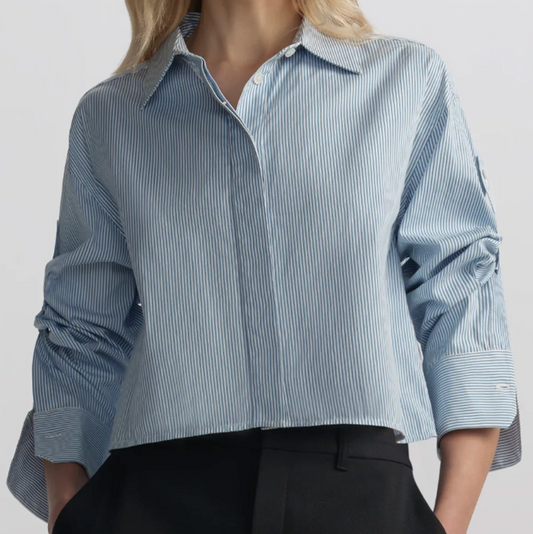 ALC Maude Top French Blue/White