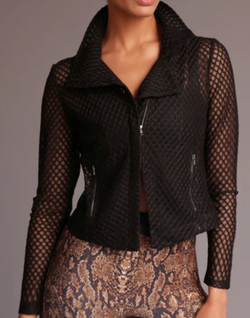 Heroine Sport Mesh Biker Jacket