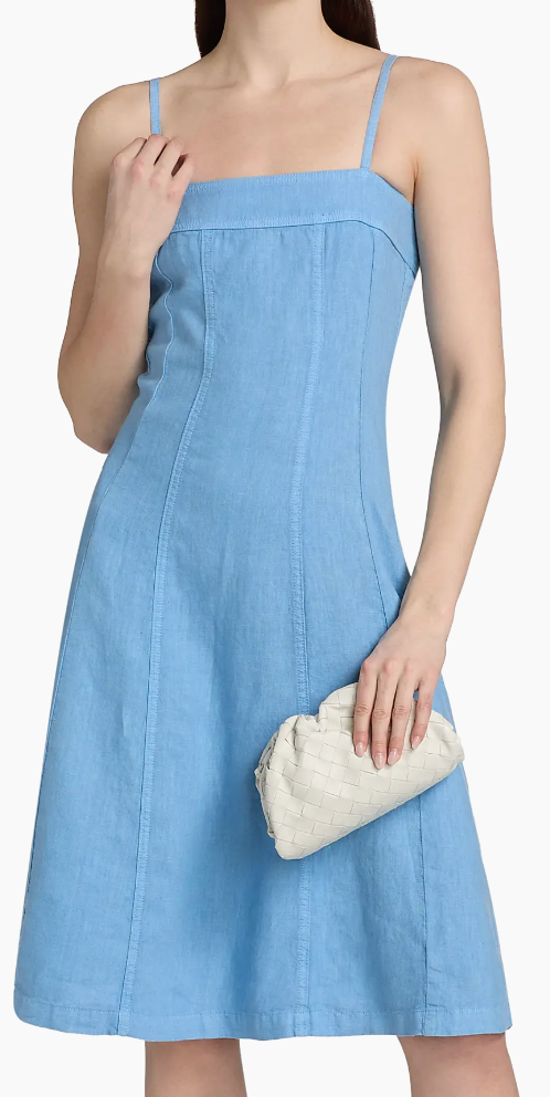 L'Agence Mitzy Seamed Midi Dress