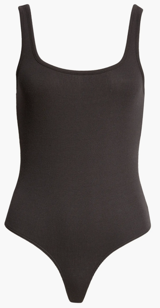 ATM Modal Rib Square Neck Bodysuit
