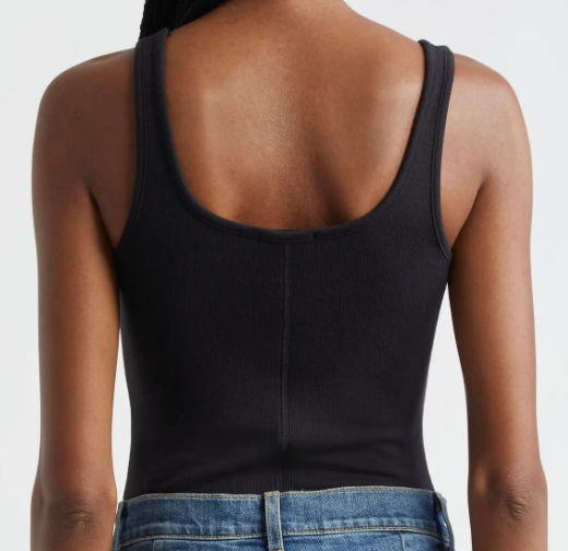 ATM Modal Rib Square Neck Bodysuit