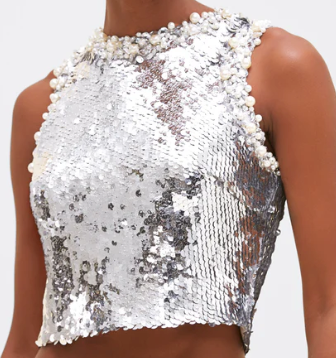 PatBo Moonlight Sequin Top