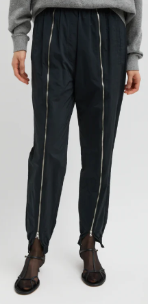 Tibi Nylon Zipper Jogger