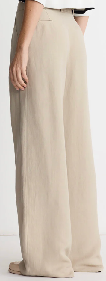 Smythe Pleated Trouser Stone