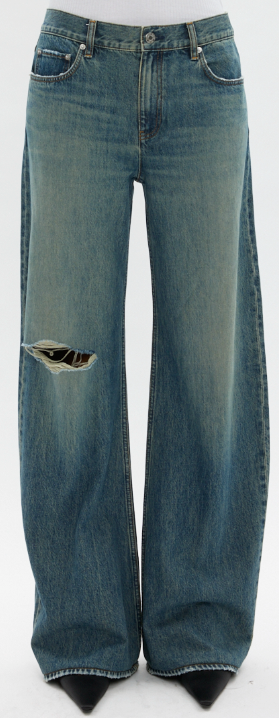 Helmut Lang Rlx Dstry Btcut.Blk1