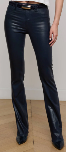 L'Agence Selma H/R Sleek Baby Boot Deep Midnight Coated