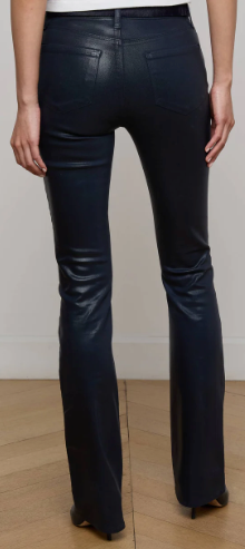 L'Agence Selma H/R Sleek Baby Boot Deep Midnight Coated