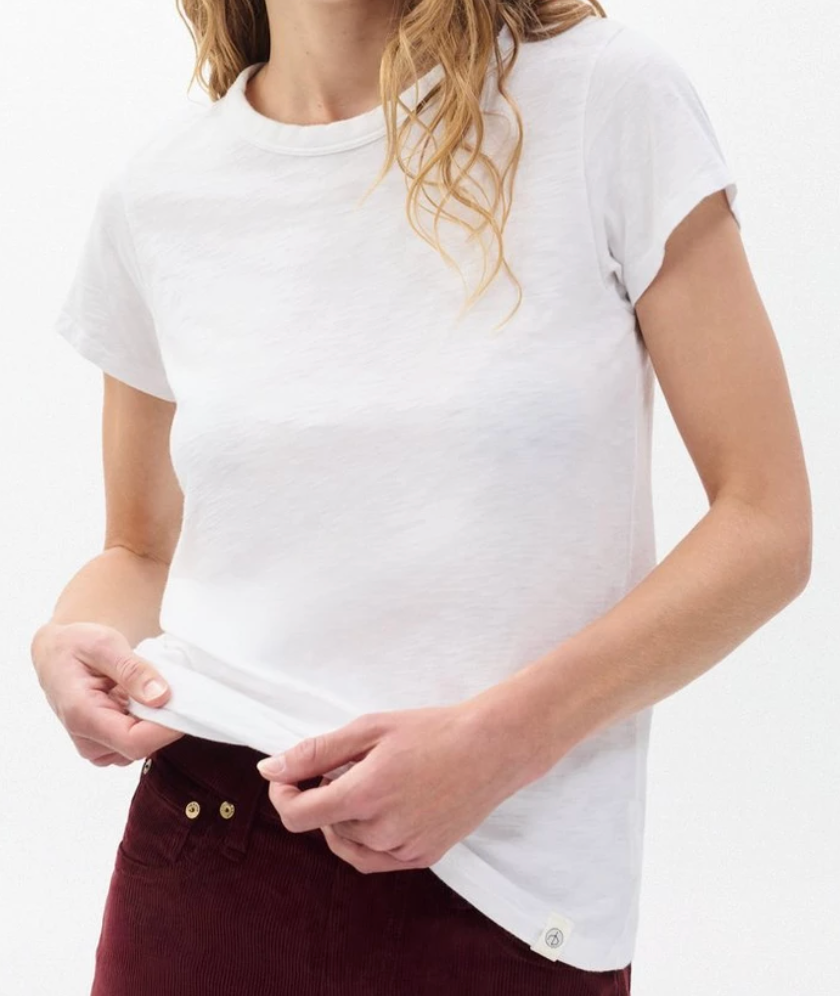 Rag & Bone The Slub Tee BRIGHTWHT