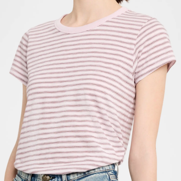 Rag & Bone The Slub Striped Tee LACIV