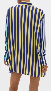 MUMA Striped Oversized Shirt