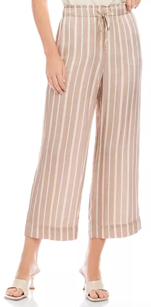Fifteen Twenty Tasha Cropped Drawstring Pants
