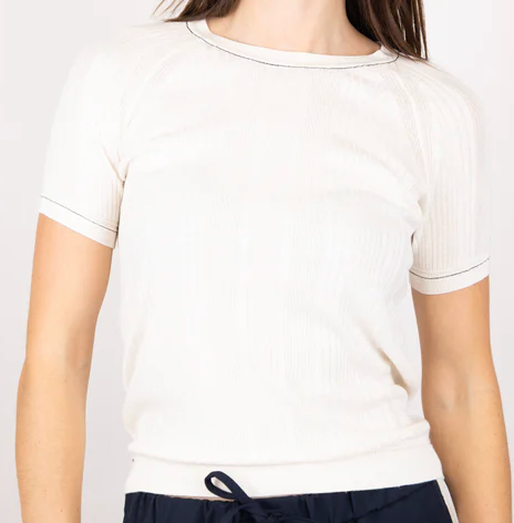 Rag & Bone Teresa Rib SS
