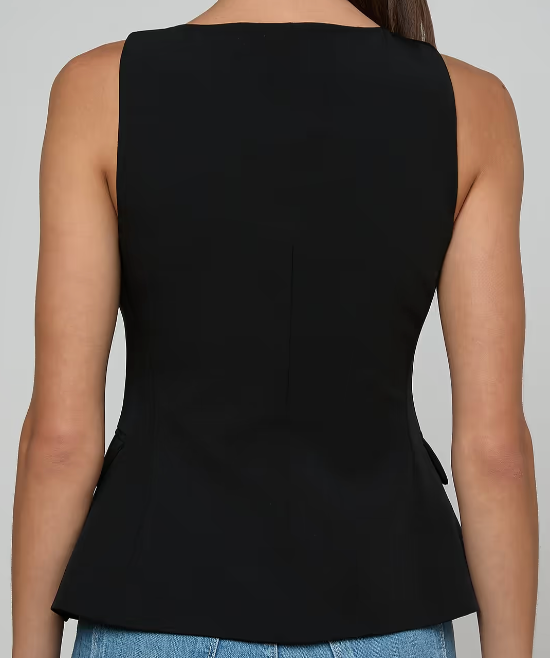 L'Agence Tessa Racer Neck Vest