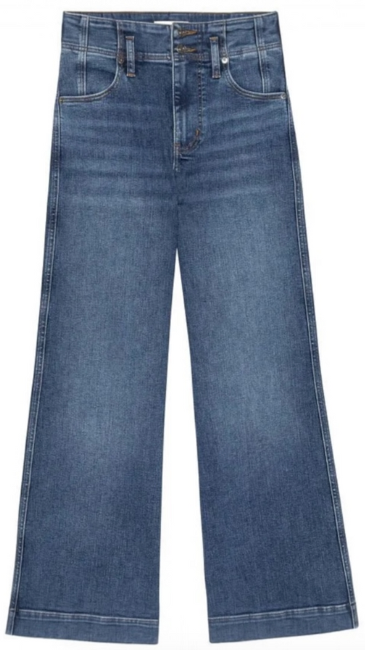 Frame The Seamed Wide Trouser Crop
