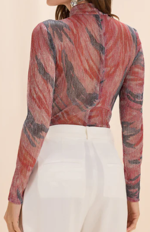 PatBo Twist Long Sleeve Bodysuit