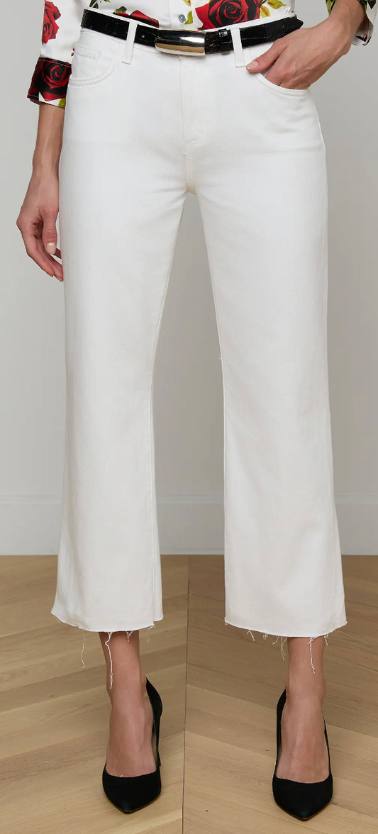 L'Agence Wanda HR Crop Wide Leg