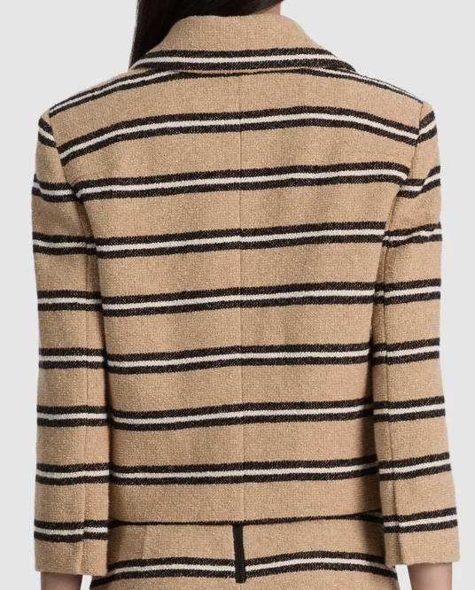 Alice + Olivia Weston 3/4 Sleeve Box Jacket